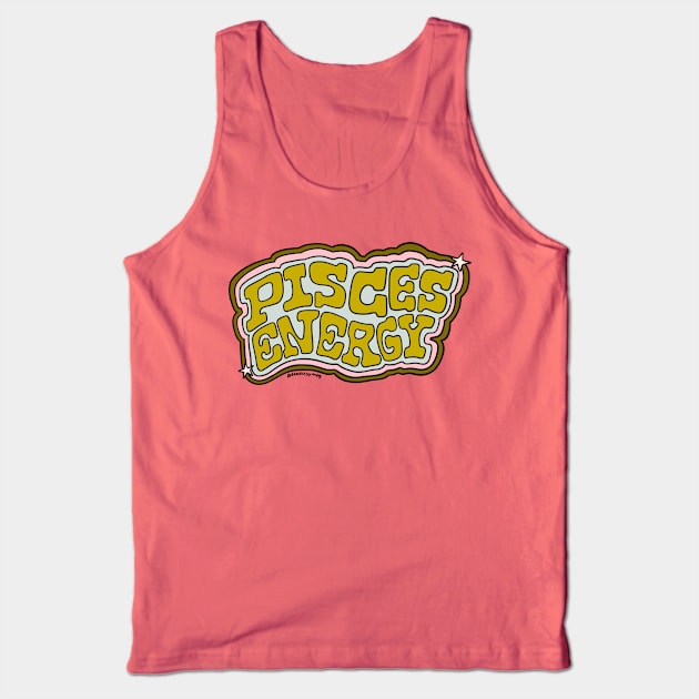 Pisces Energy Tank Top by Doodle by Meg